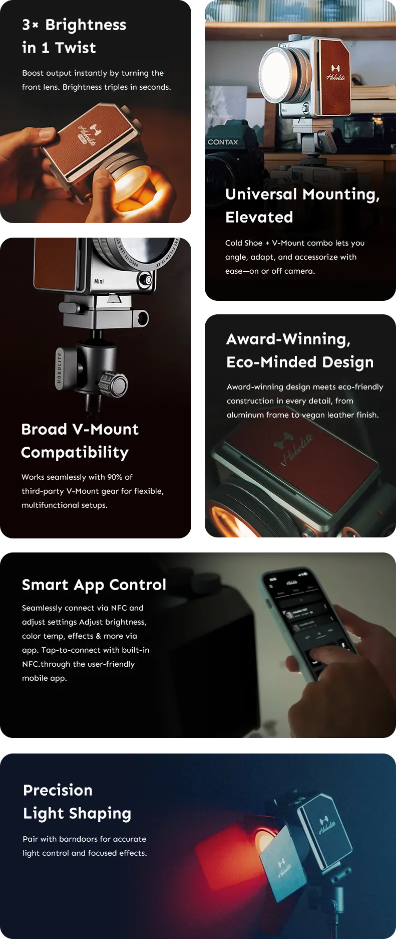 Mini studio lights product features Mobile version.webp__PID:b22766e6-3174-4230-9539-b2642b637545
