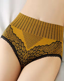 High Waist Hip Lift Body Sculpting Panties Antibacterial Menstrual Crotch Seamless Underwear