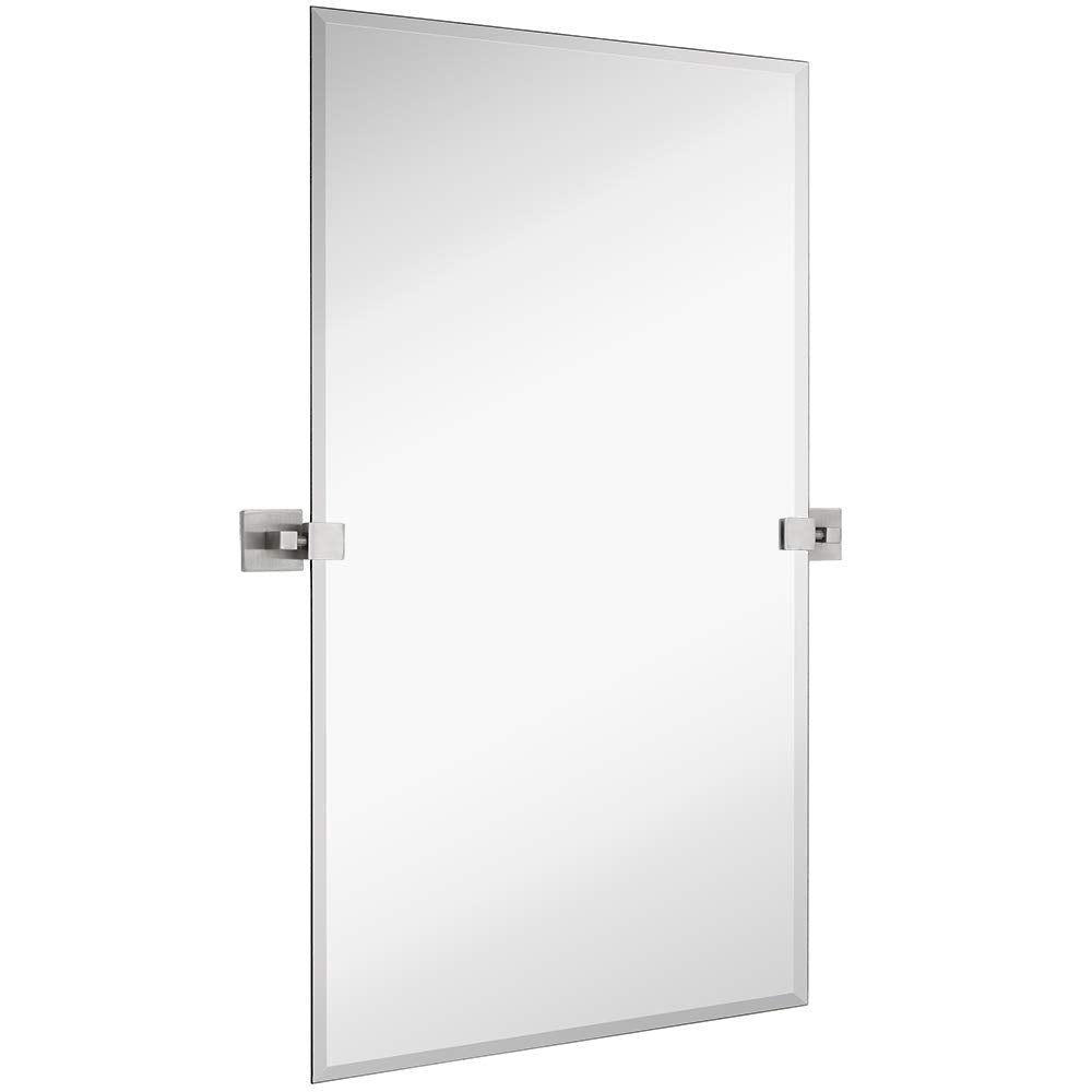 frameless rectangular pivot mirror