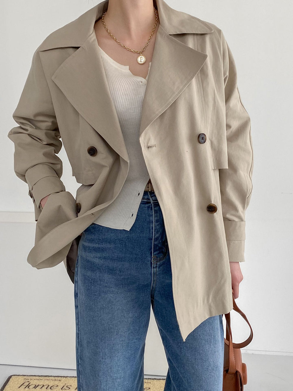 Holly Half Trench Coat – K-FASHION