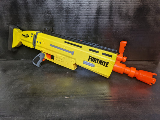 FORTNITE Nerf Gun Yellow Sniper Rifle With Scope And Magazine 630509945337