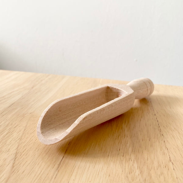 Mini Easter Scoop for Tiered Tray, Mini Wood Canister Scoops