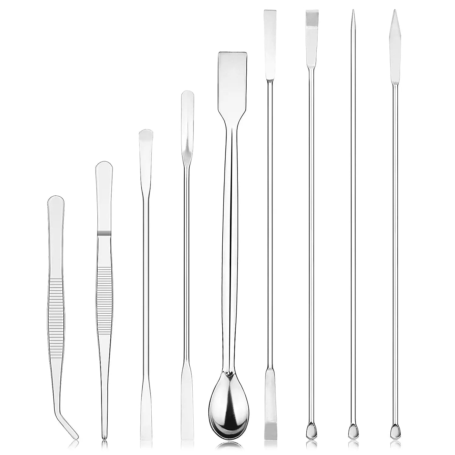 Micro Spatulas Set, 9 Pcs - StonyLab Spatulas 9-Pieces