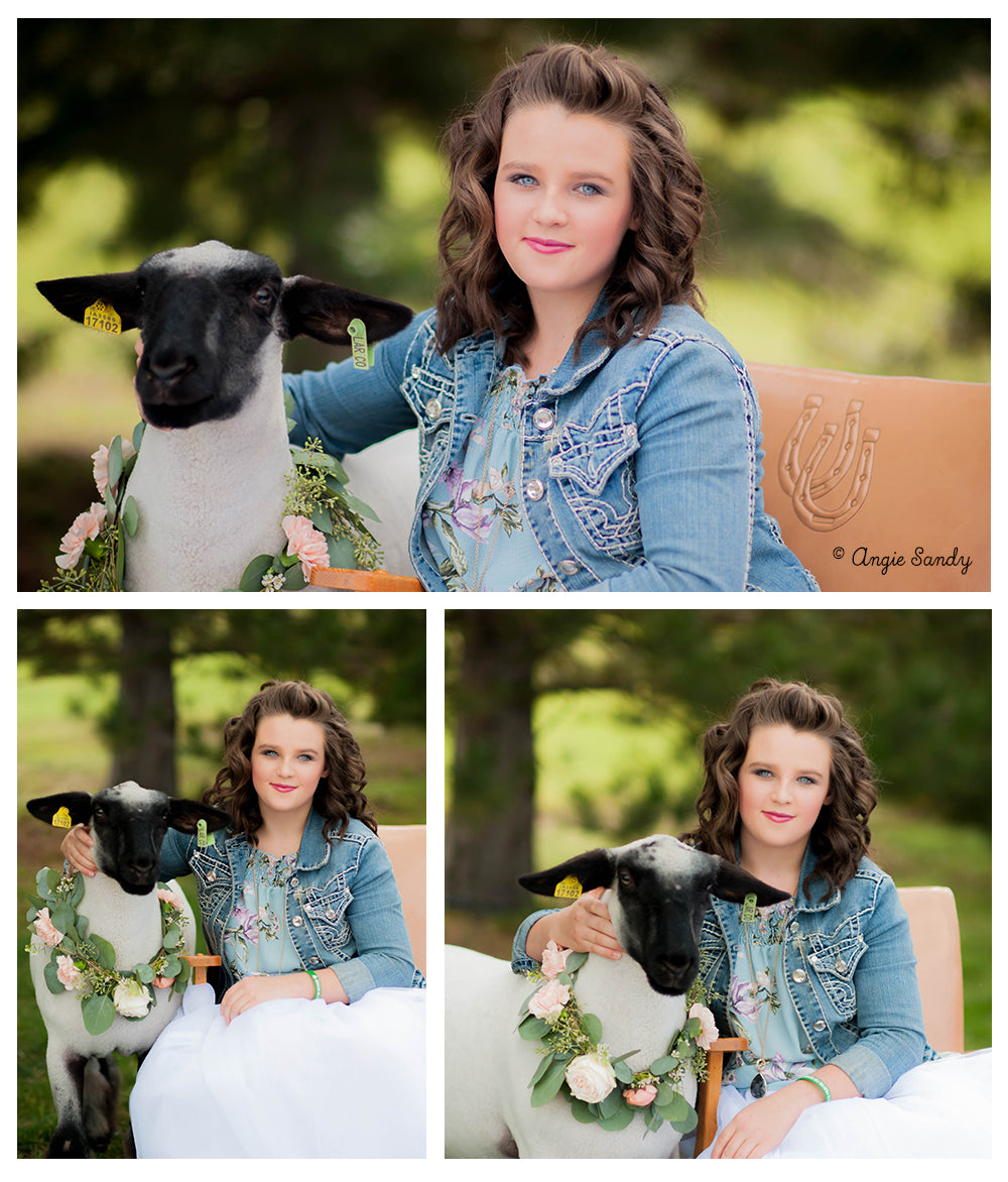 Sandy Sisters Lamb Photoshoot FFA