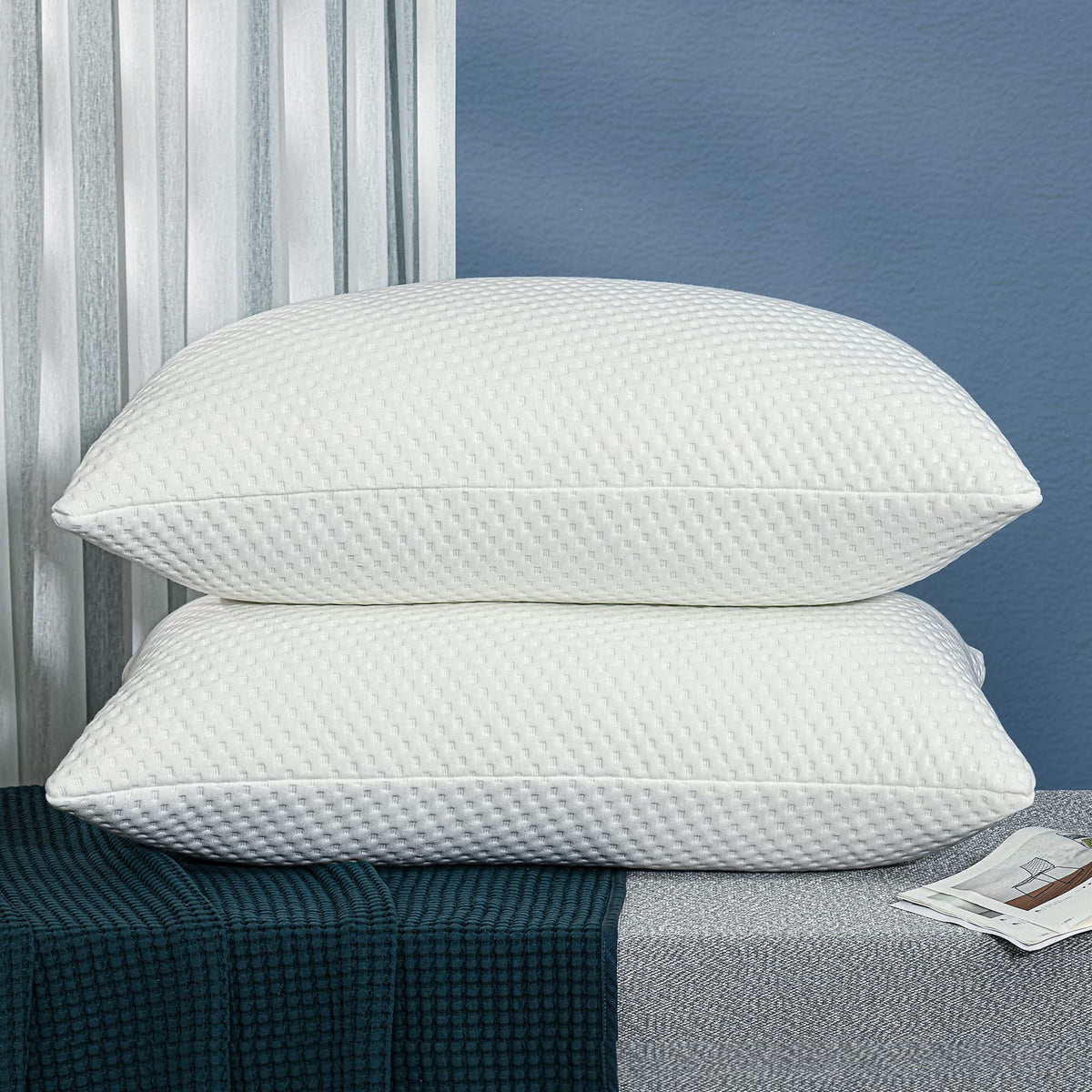 Molblly Pillows Set,White Rectangle – molblly