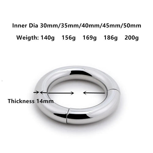 Bondage Stainless Steel Heavy Duty Magnetic Ball Scrotum Stretcher Delay  Ejaculation for Men-gifts Testicle Stretcher -  Denmark