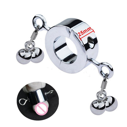 Male Round Extreme Heavy Zinc Metal Cock Rings Stainless Steel Ball  Stretcher Scrotum Bondage Device Testicle Stretcher Ball Weight Y190716  From Gou06, $11.15