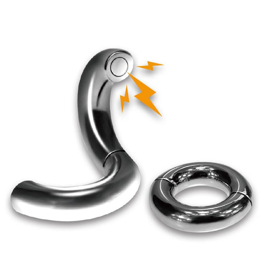 Spiral Penis Ring Cock Ring Male Erection Keeper Glans Ring Men's Bondage  Intimate Jewellery Adult Bdsm Sex Toy / Body Jewellery Silver 