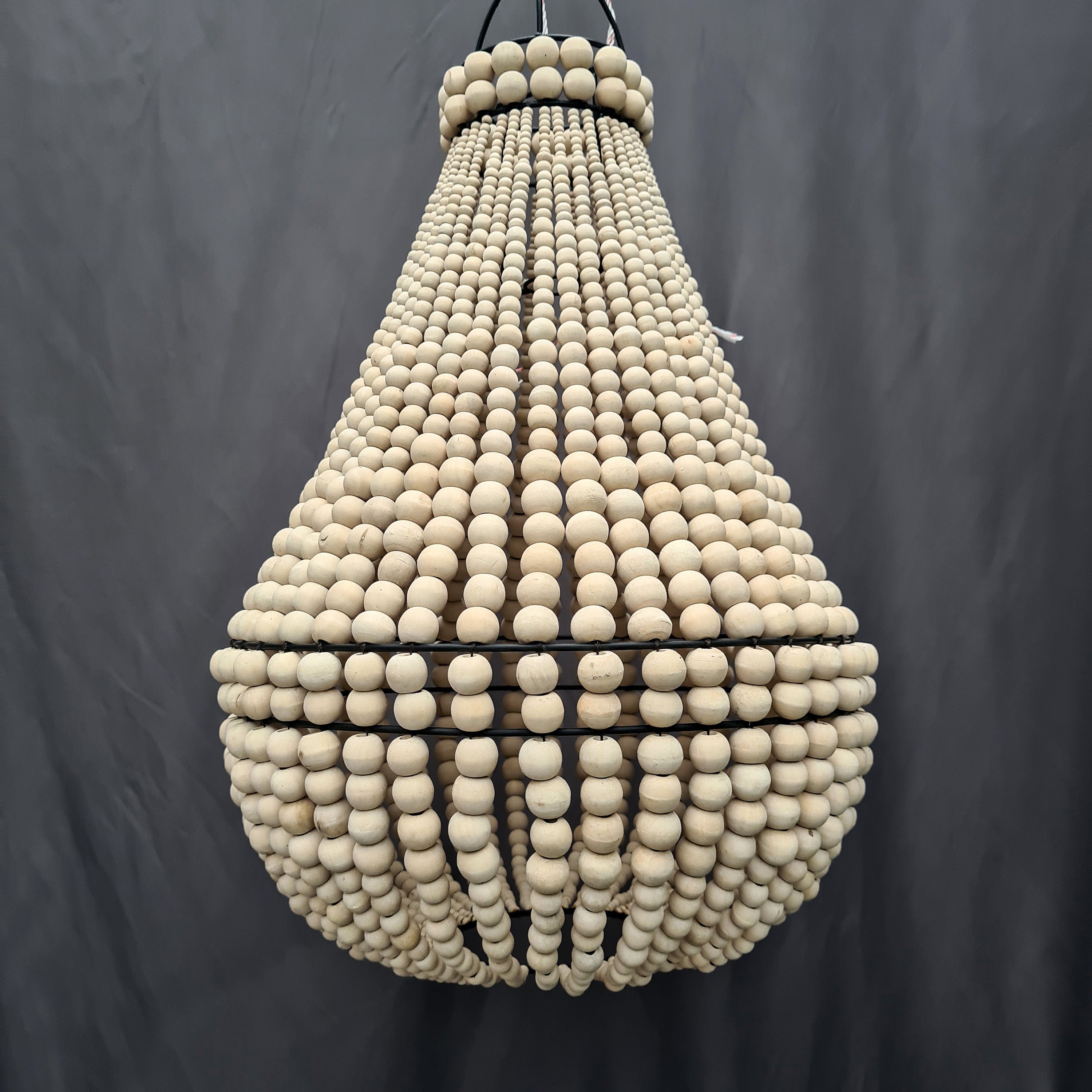 beaded pendant light shade