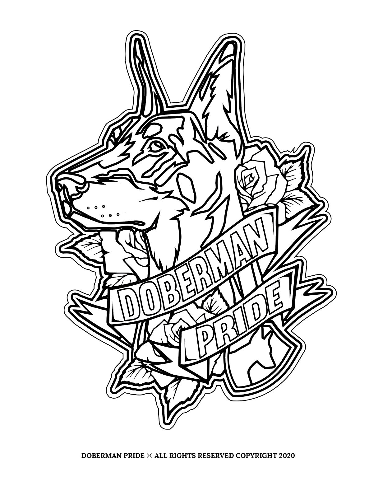 26+ Doberman Pinscher Coloring Pages