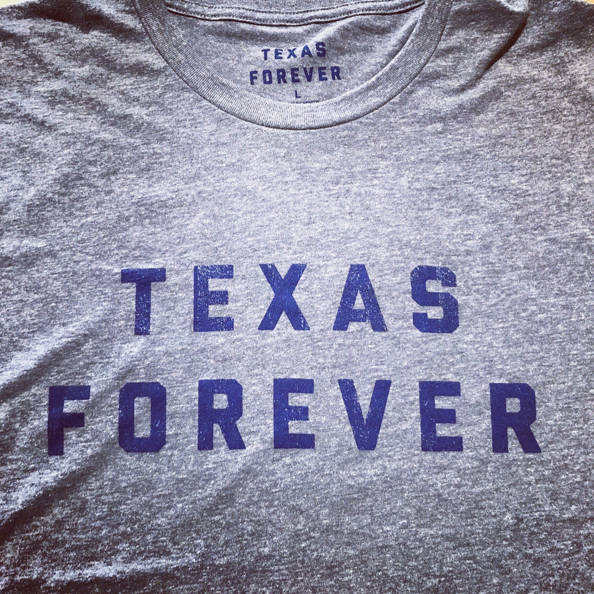 TEXAS FOREVER® Unisex T-Shirt - Grey + Navy – The Shop Forward