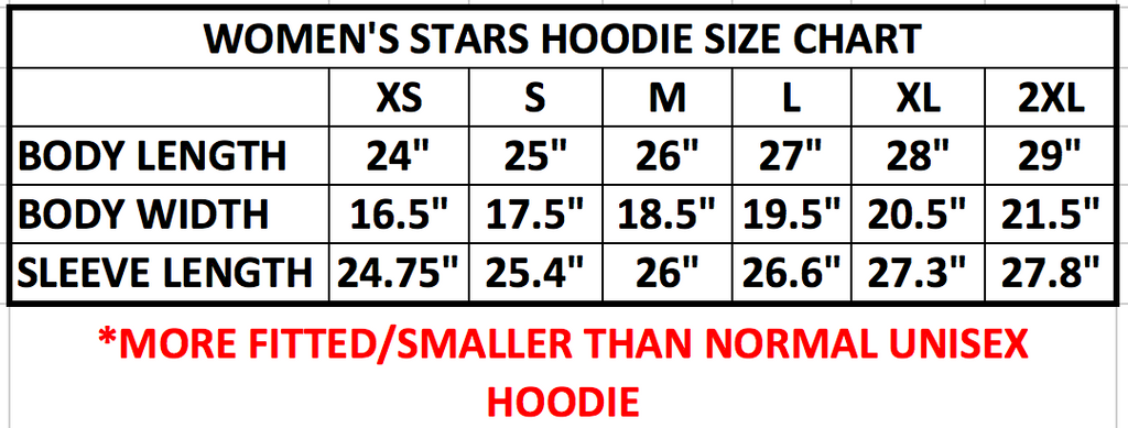womens hoodie size 20
