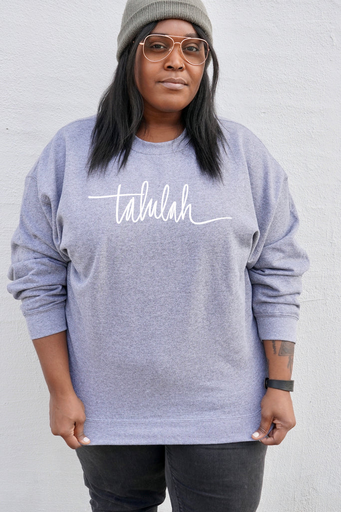 Talulah Unisex Grey Pullover