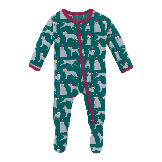 Kickee Pants Footie with Snaps - Satara Home and Baby