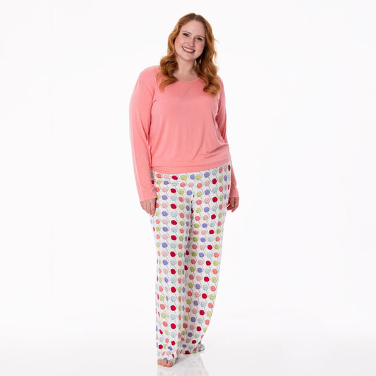 LV Polka Dot Lounge Pants - Women - Ready-to-Wear