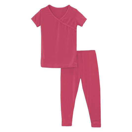 KicKee Pants Print Long Sleeve Pajama Set (Taffy Math)
