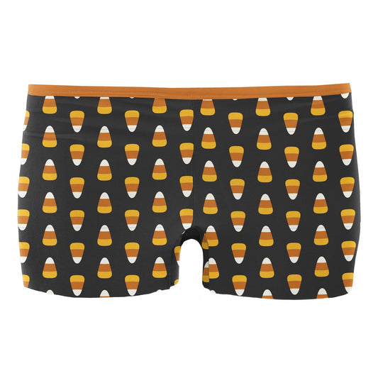 Women's Print Classic Thong Underwear in Midnight Candy Corn