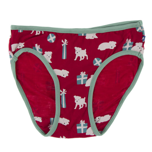 Kickee Pants Tulip Scales Print Girl's Underwear