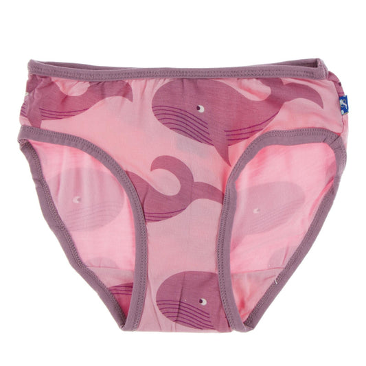 Kickee Pants Girl Underwear (Set of 2), Raisin Grape Vines & Wine
