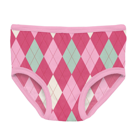 Girl's Print Bamboo Underwear (Set of 3) - Lula's Lollipops, Pewter & Baby  Rose Too Many Stuffies