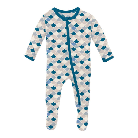 Kickee Pants Footie with Snaps - Satara Home and Baby