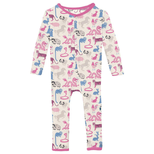 Kickee Pants Coverall  Alligator – BabyBliss