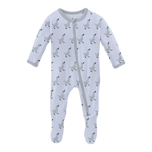 Kickee Pants Footie with Snaps - Satara Home and Baby