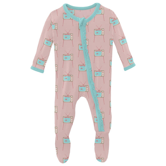 Kickee Pants Print Muffin Ruffle Coverall With Zipper - Pistachio Donu –  Dreams of Cuteness