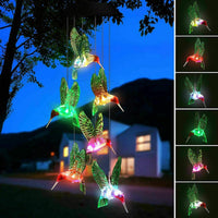 Thumbnail for Solar-Powered Dangling Hummingbird Lights