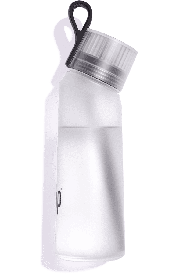 A1r up Water Bottle with Bottle Brush, Air Water Up Bottle 650ml