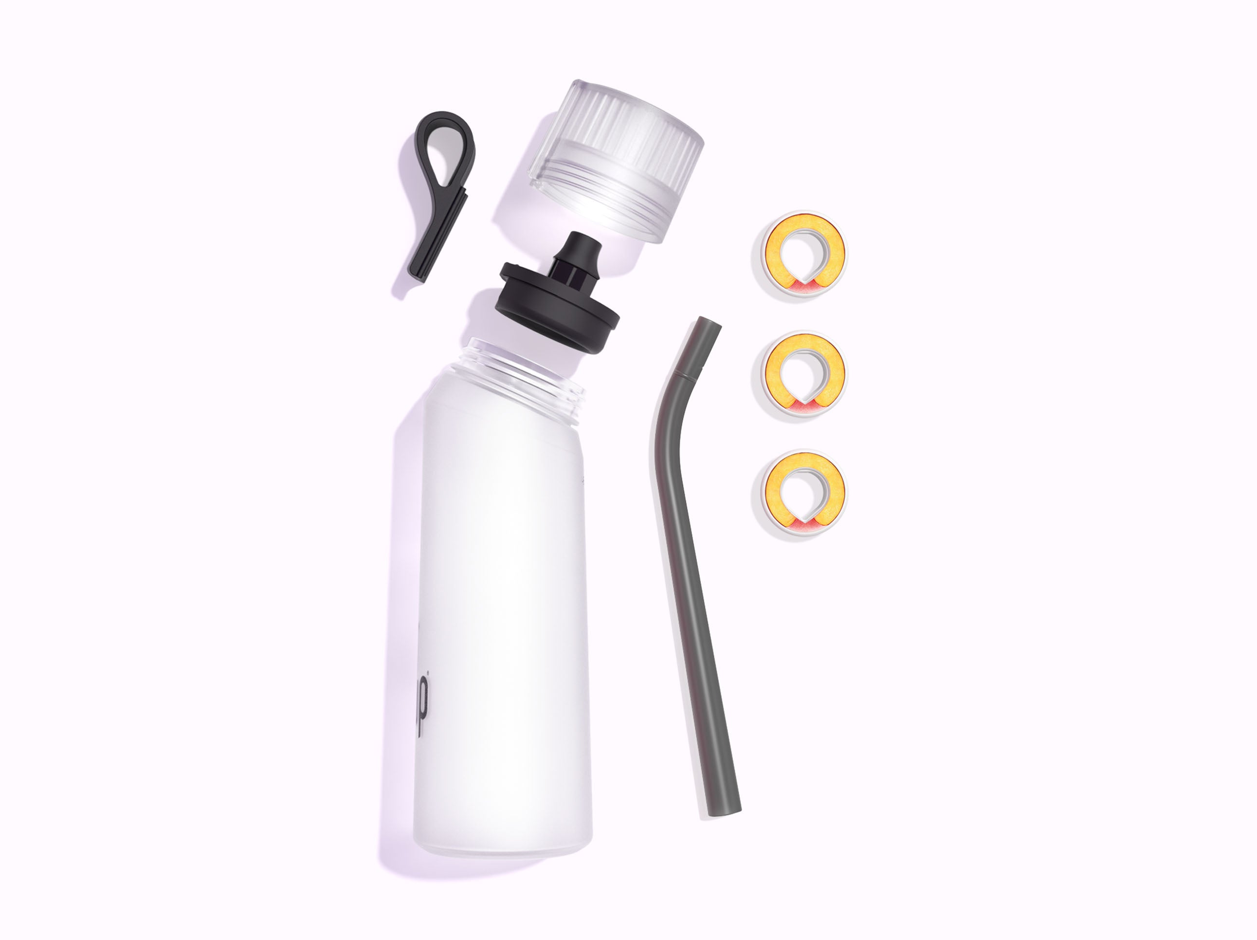air up®  Pearl White bottle + Peach pods (3-pack)