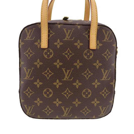 Authentic Louis Vuitton Monogram Manhattan PM Hand Bag Brown M40026 Used  F/S - Body Logic