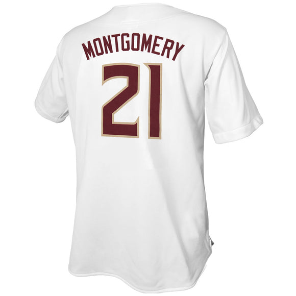 Retro Brand Carson Montgomery #21 Baseball Jersey - White – Garnet