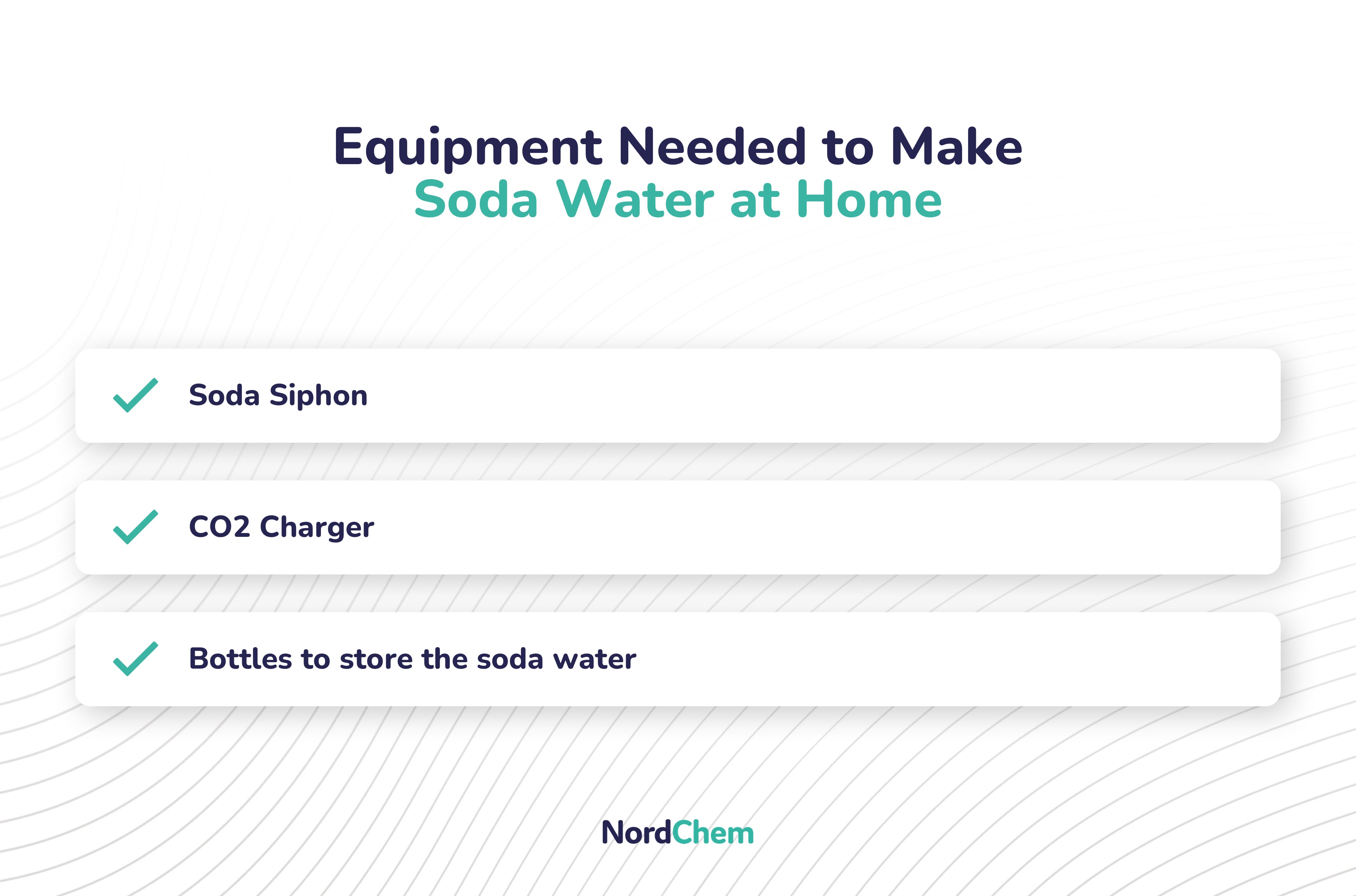 image detailing the equipment needed to make soda water