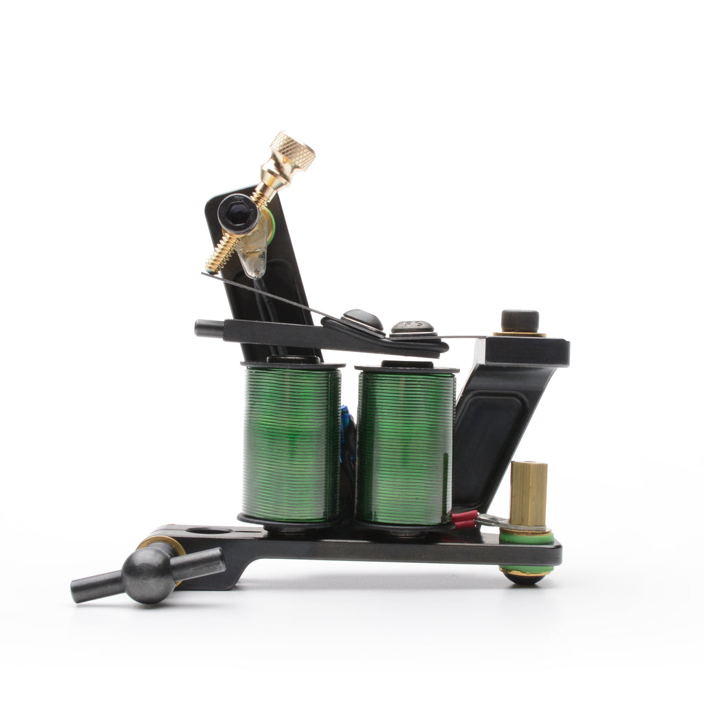 Jack Steel MK3 Rotary Tattoo Machine Green  Hildbrandt Tattoo Supply