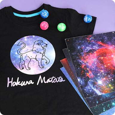 HTVRONT 13 Sheets 8.5 x 12 Galaxy Heat Transfer Vinyl Bundles