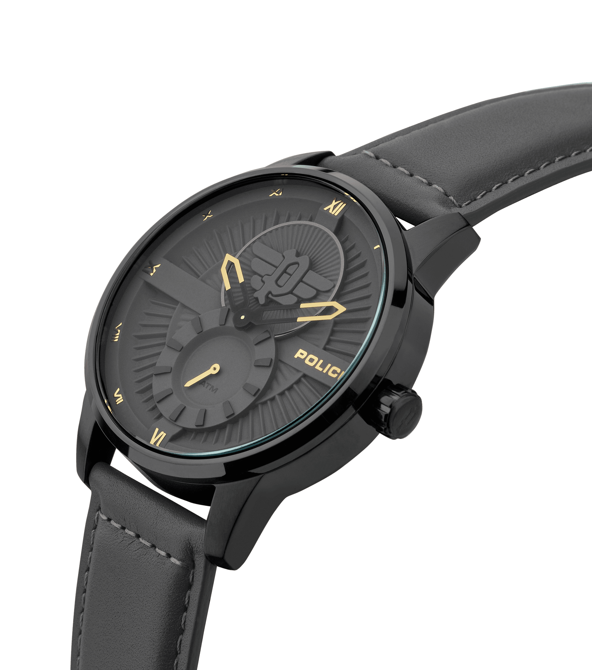 Police watches - Avondale Watch By Police For Men Black, Black