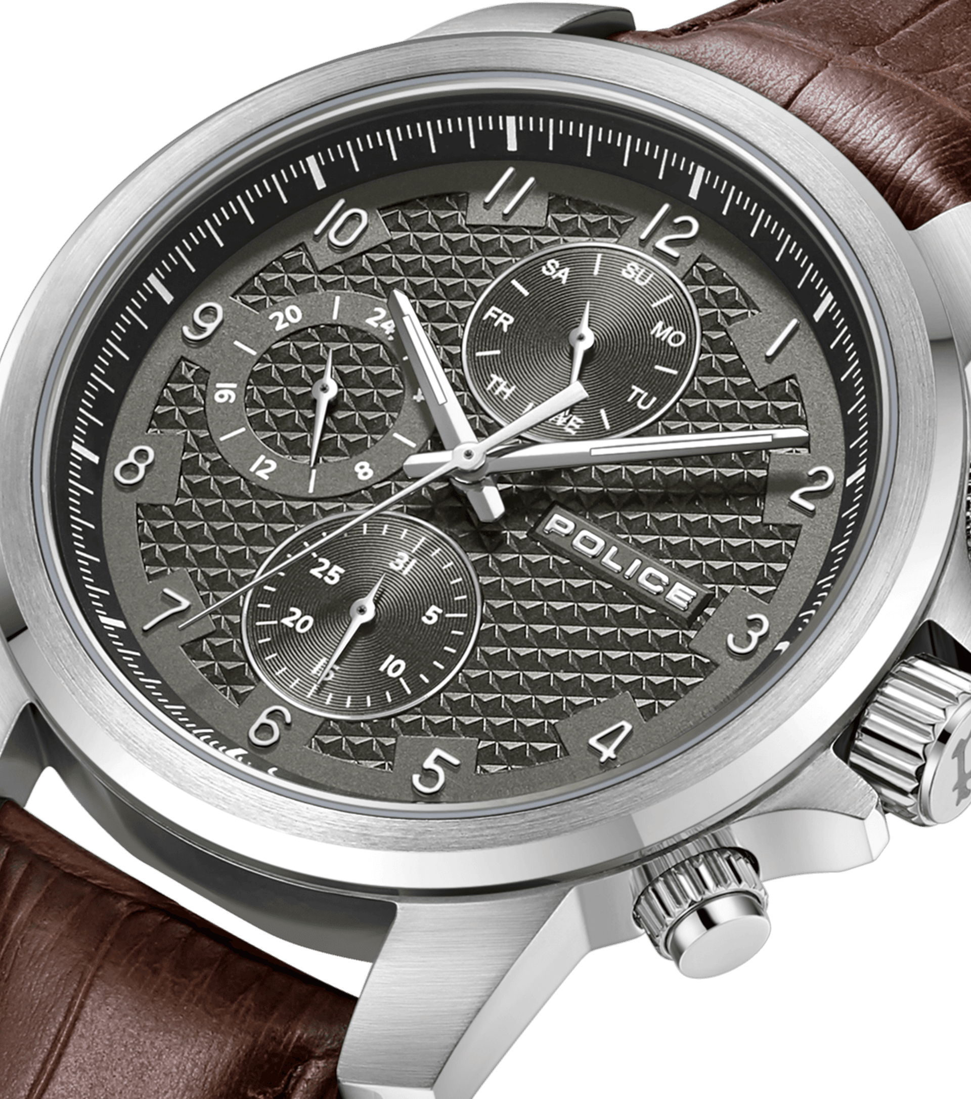 Police watches - Mensor Men Black, Silver For Watch Police