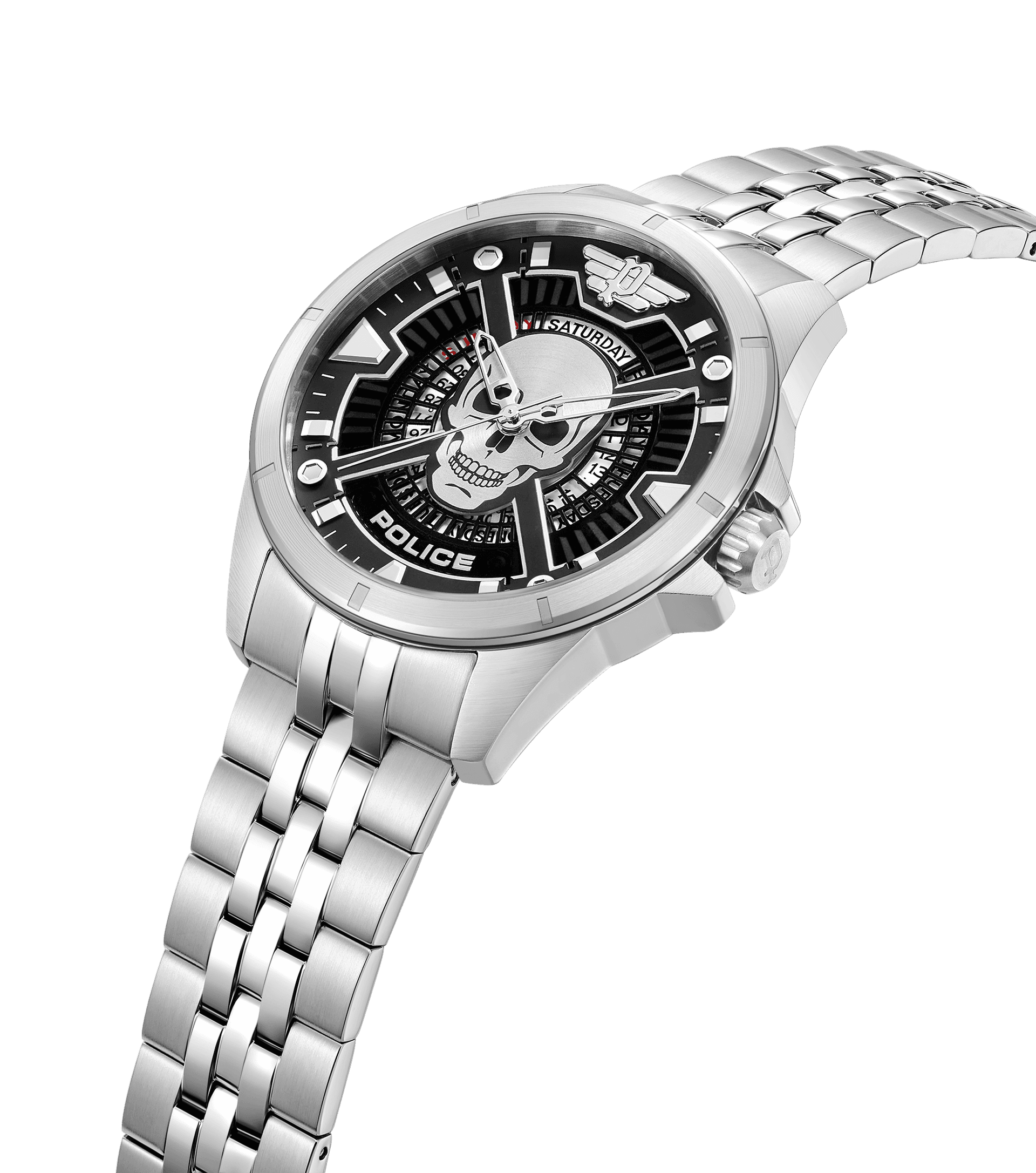 Police watches - Malawi Watch Police For Men Silver, Silver