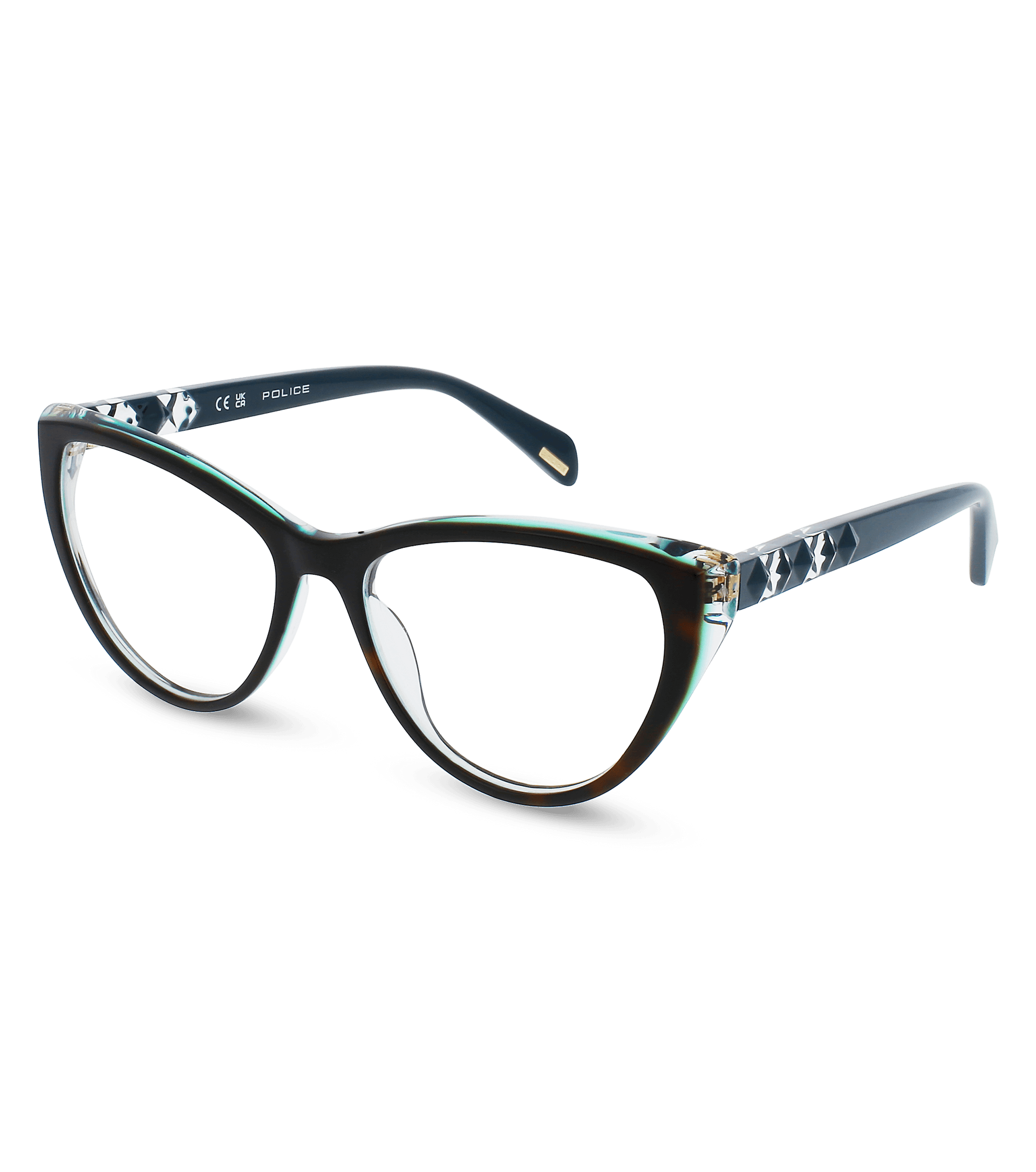 Police glasses - Hedron 3 Woman Eyeglasses Police VPLL31 Black
