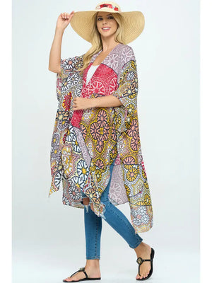 Jennie's Printed Kimono - Magnolia Boutique and Gifts