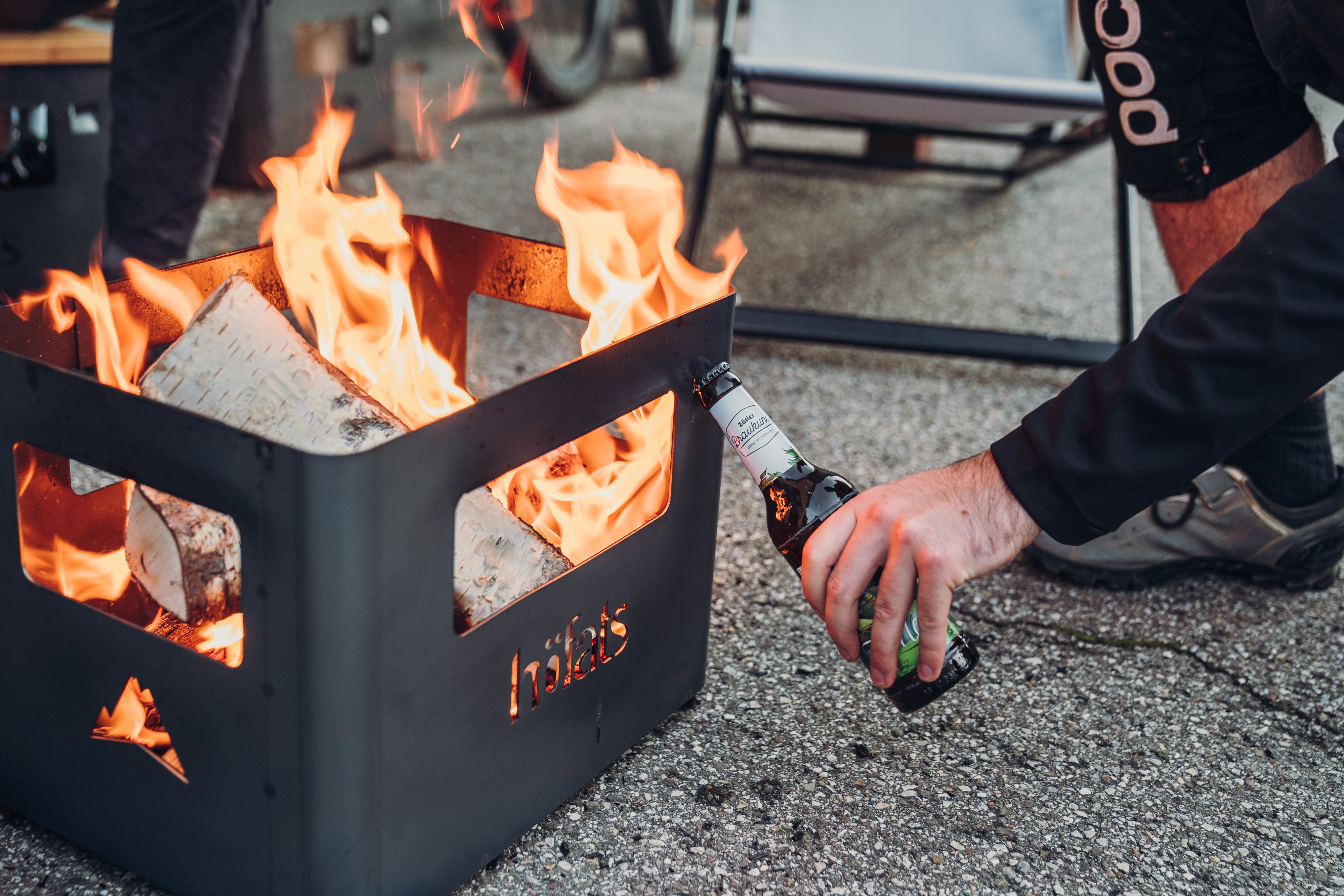 BEER BOX Fire Basket | Grill | Stool – FiredUp