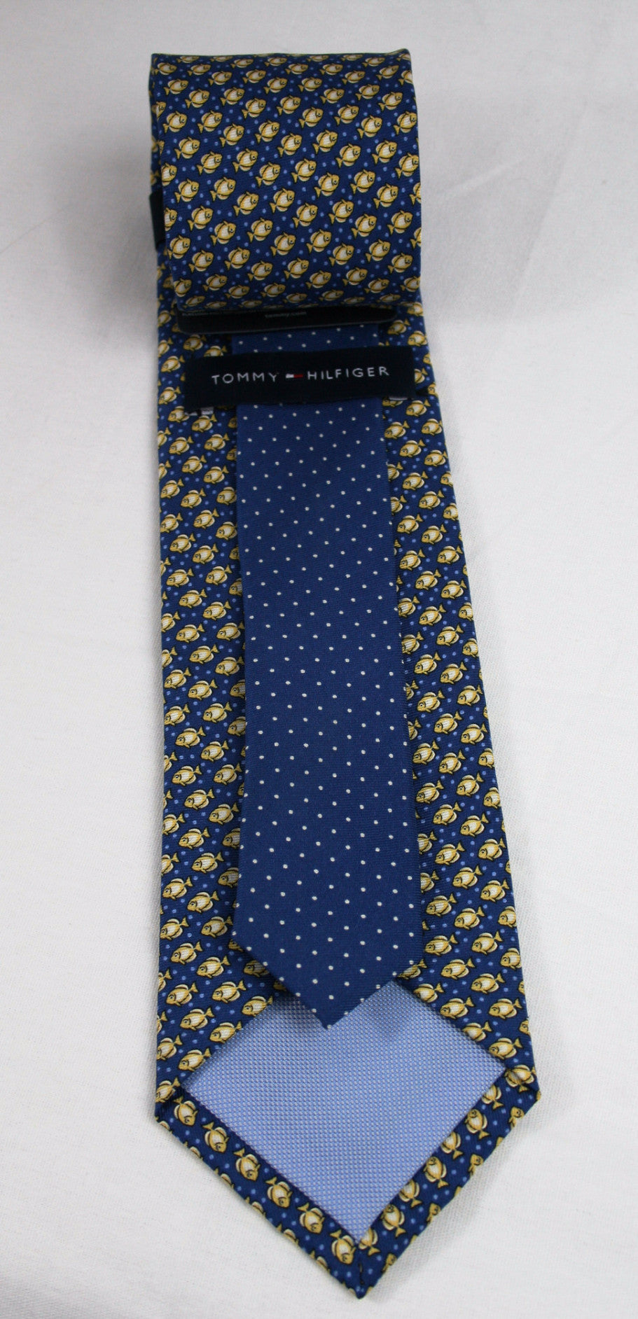 tommy hilfiger yellow tie