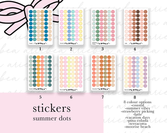 Functional Planner Stickers - Date Dots for 31 Days – THE PLANNER SPOT