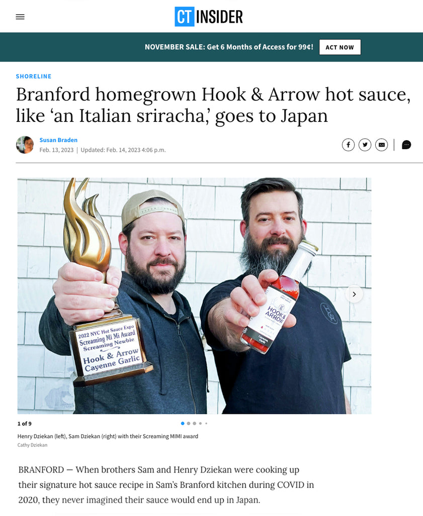 Hook & Arrow Hot Sauce CTInsider