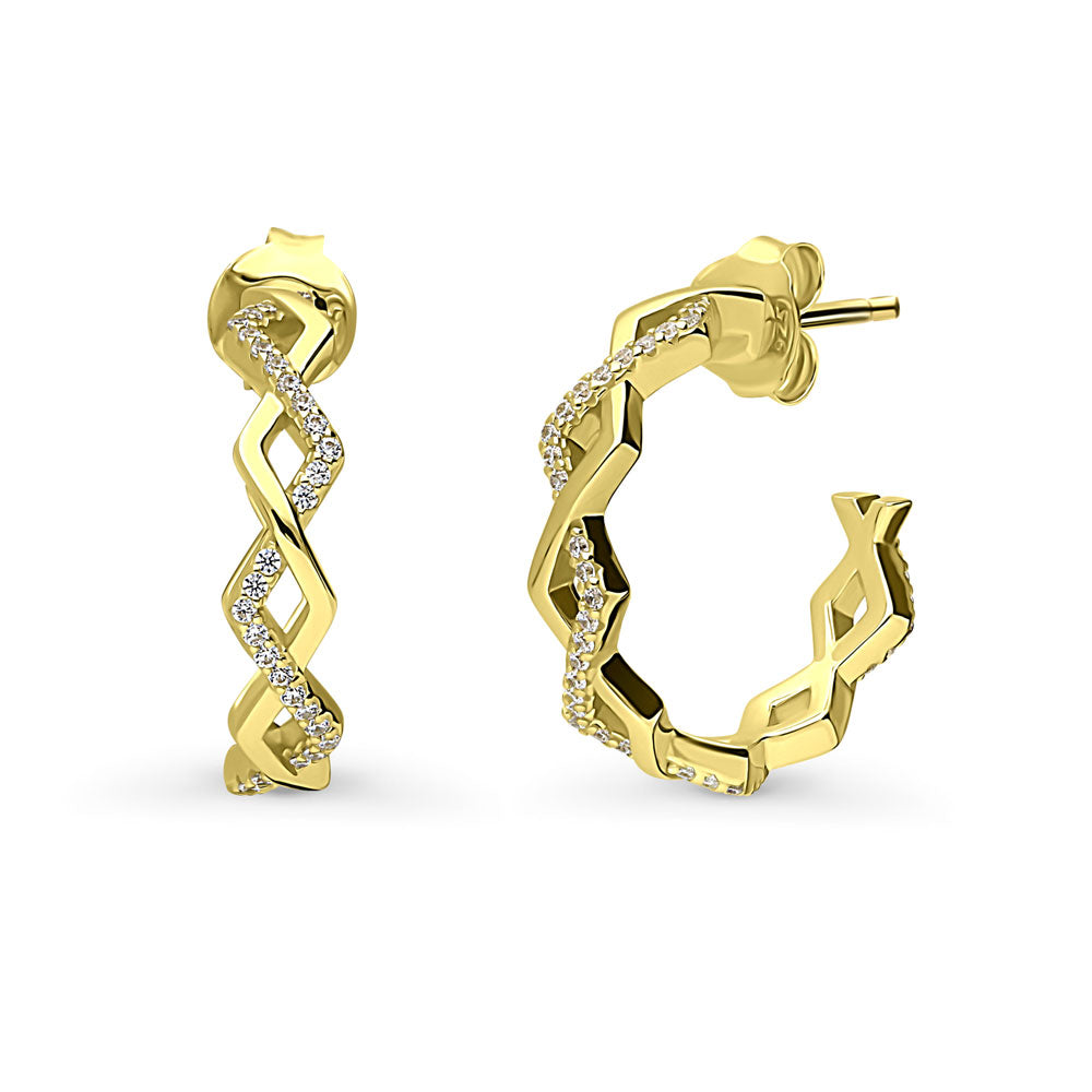 Buy Kairangi by Yellow Chimes Alloy Pearl Studded Half Bali Clip On Hoop  Earrings for Women and Girls - 8 cm Online at Best Prices in India -  JioMart.