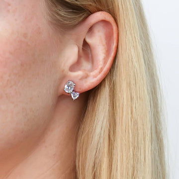 Marquise Studs - Silver - Jewels & Aces