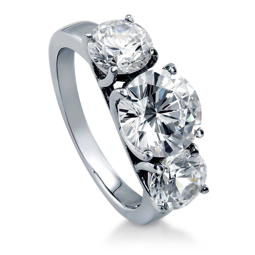 zirconia diamond ring