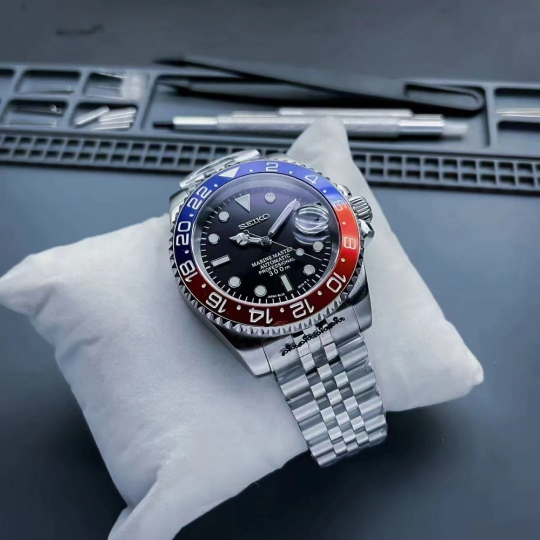 40mm Pepsi Seiko Submariner Watch MOD – Watch Makeup