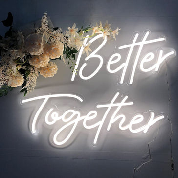 Better Together - LED Schriftzug - Neon Lampe